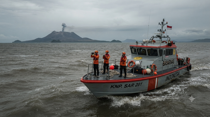 Basarnas Ungkap Kendala Pencarian Lima Jurnalis Anak Krakatau