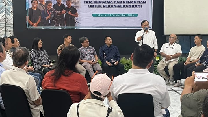 Dewan Pers Gelar Doa Bersama untuk Lima Jurnalis Hilang