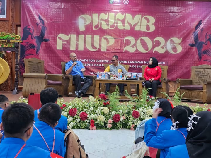 KAUP FH Hadiri PKKMB Universitas Pancasila, Ajak Mahasiswa Aktif di Perkuliahan dan Organisasi