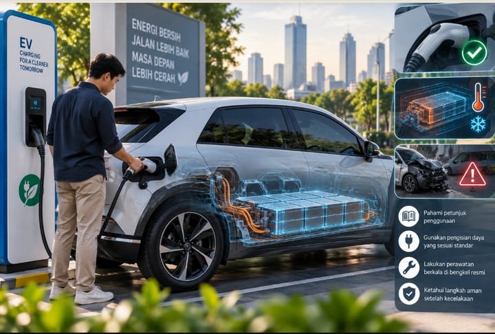 Mobil Listrik Makin Banyak di Jalan, Sudah Cukupkah Pengendara Memahami Keamanan Baterainya?