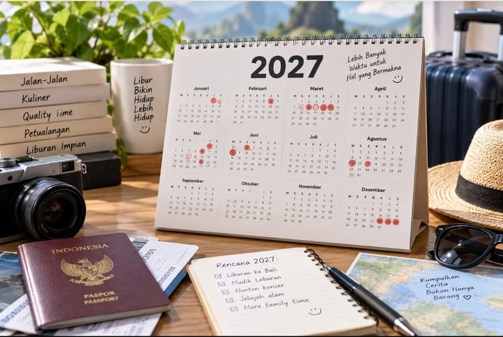 Libur Nasional 2027 Resmi Ditetapkan, Ada 18 Hari Libur dan 8 Hari Cuti Bersama