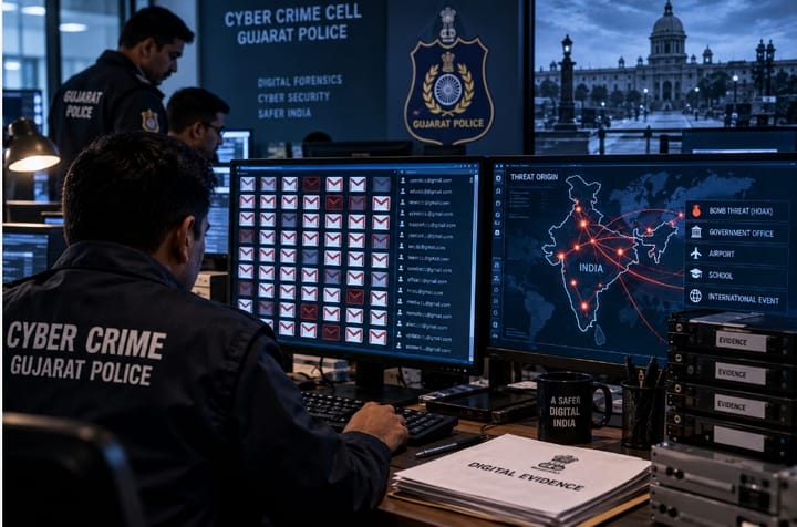 Polisi India Bongkar Jaringan 500 Ribu Akun Gmail Palsu Terkait Ancaman Bom