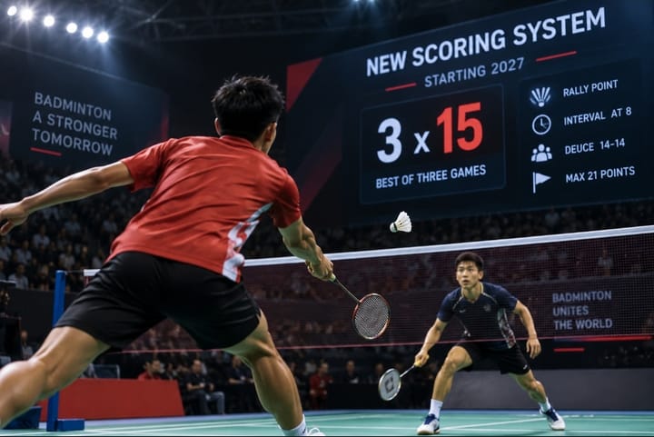 Bulutangkis Tak Lagi 21 Poin Mulai 2027, Begini Sistem Skor Baru BWF