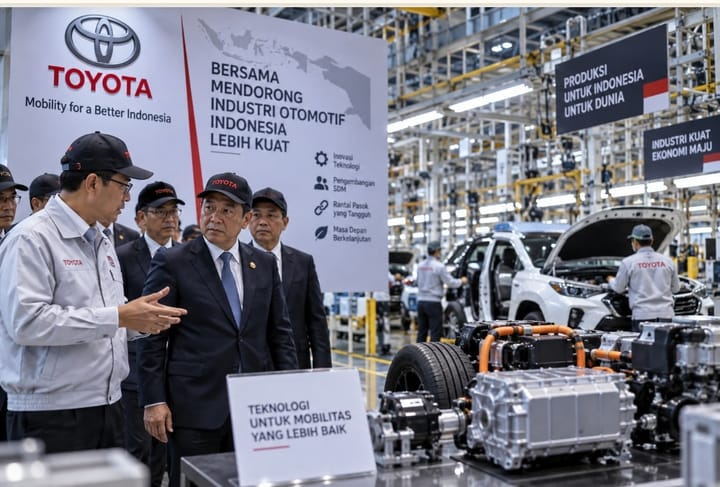 Pemerintah Pelajari Pengalaman Toyota untuk Perkuat Industri Otomotif Indonesia