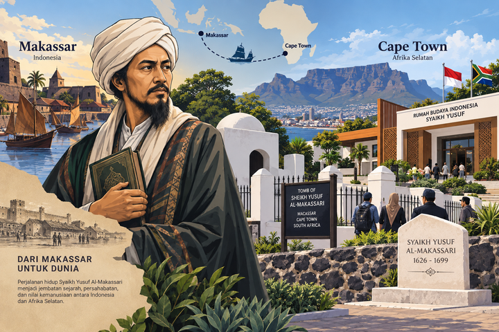 Indonesia Bangun Rumah Budaya Syaikh Yusuf di Cape Town