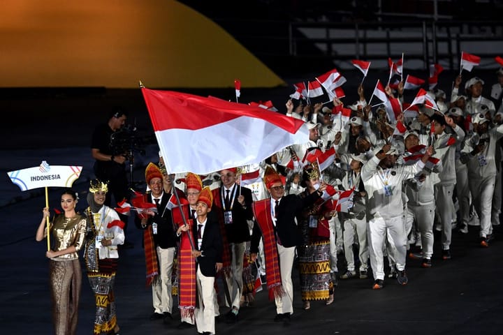 Harmoni Tradisi dan Teknologi Jepang Resmi Membuka Pesta Olahraga Asia