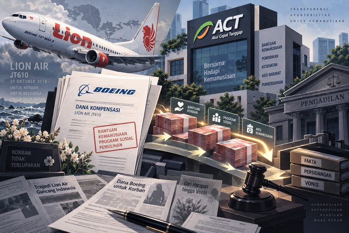 Jejak Rp138 Miliar Dana Boeing di ACT hingga Vonis