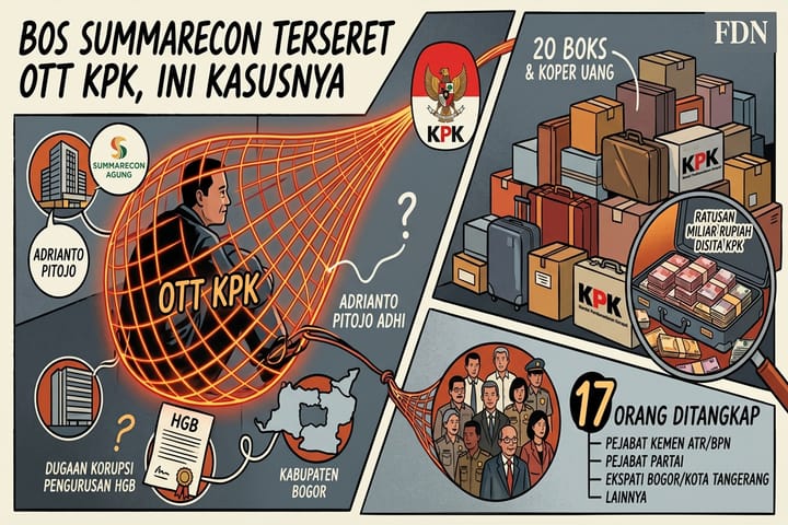Bos Summarecon Terseret OTT KPK, Ini Detail Kasusnya