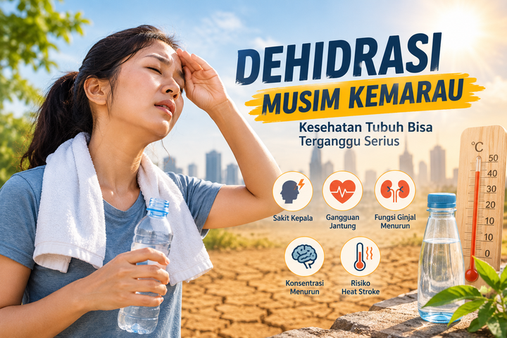 Dehidrasi Musim Kemarau Bisa Picu Gangguan Serius