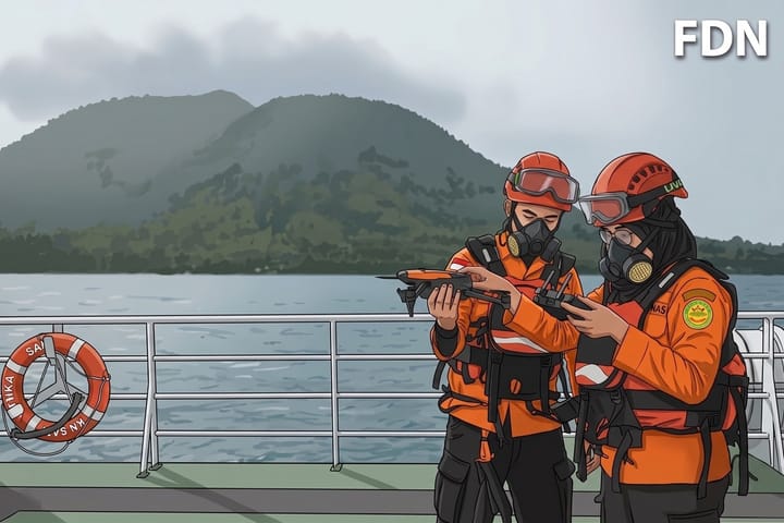 Media Malaysia Soroti Jurnalis Hilang di Anak Krakatau