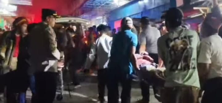 Ledakan Guncang Pasar Cimanggis Ciputat, Sejumlah Bangunan Runtuh