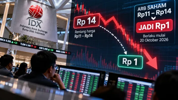 BEI Ubah Aturan ARB Lagi, Saham Rp11–Rp14 Bisa Turun hingga Rp1