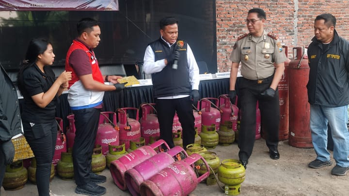 Pengoplos LPG Sidoarjo Digerebek Bareskrim Mabes Polri, Negara Rugi Rp2,14 Miliar