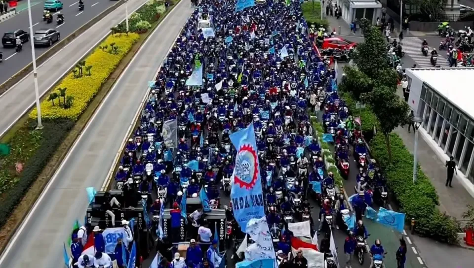 73 Demo Jakarta Dikawal 26.386 Personel aparat hari Ini.