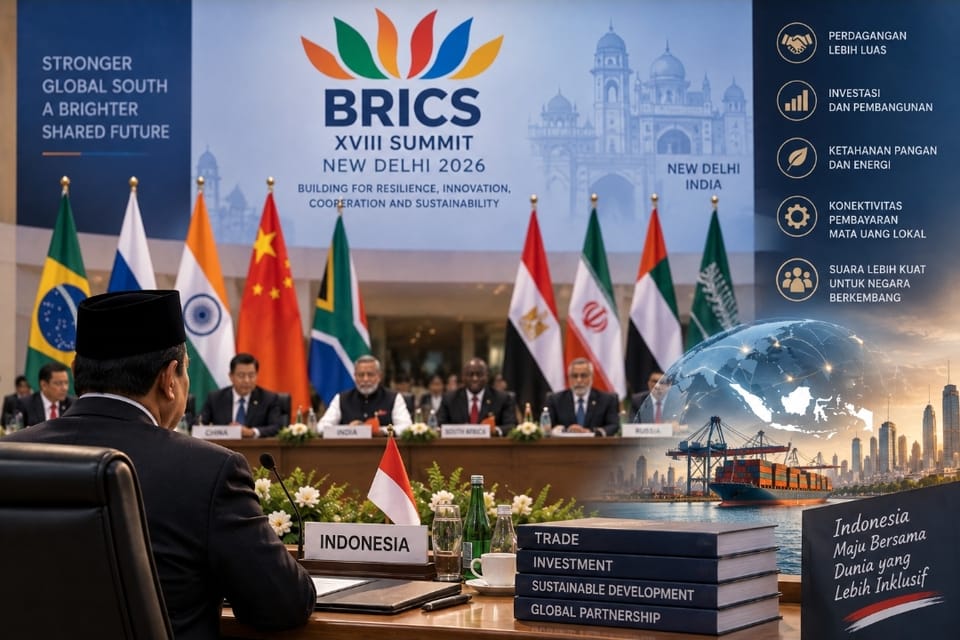 Indonesia Hadiri KTT BRICS sebagai Anggota Penuh, Ini Peluang Ekonomi dan Strategis yang Bisa Diraih