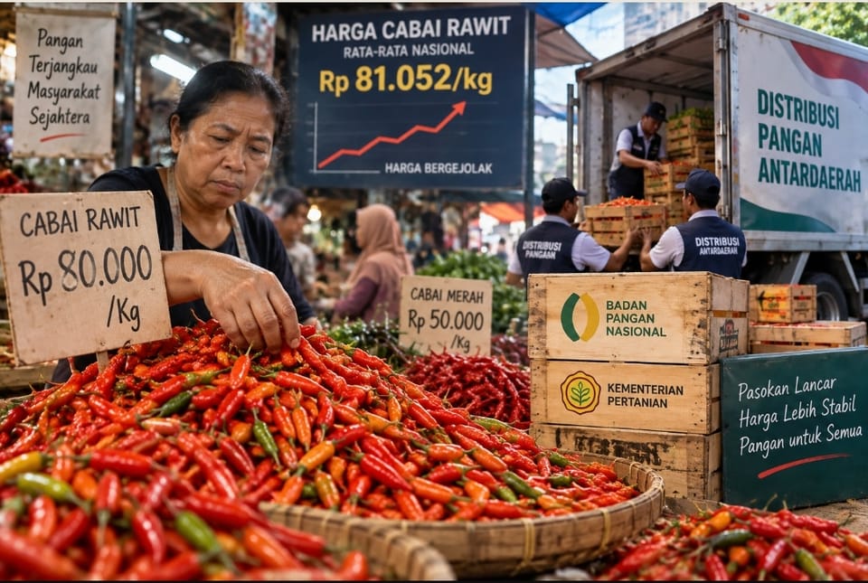 Harga Cabai Rawit Bergejolak, Bapanas dan Kementan Mobilisasi Stok Antardaerah
