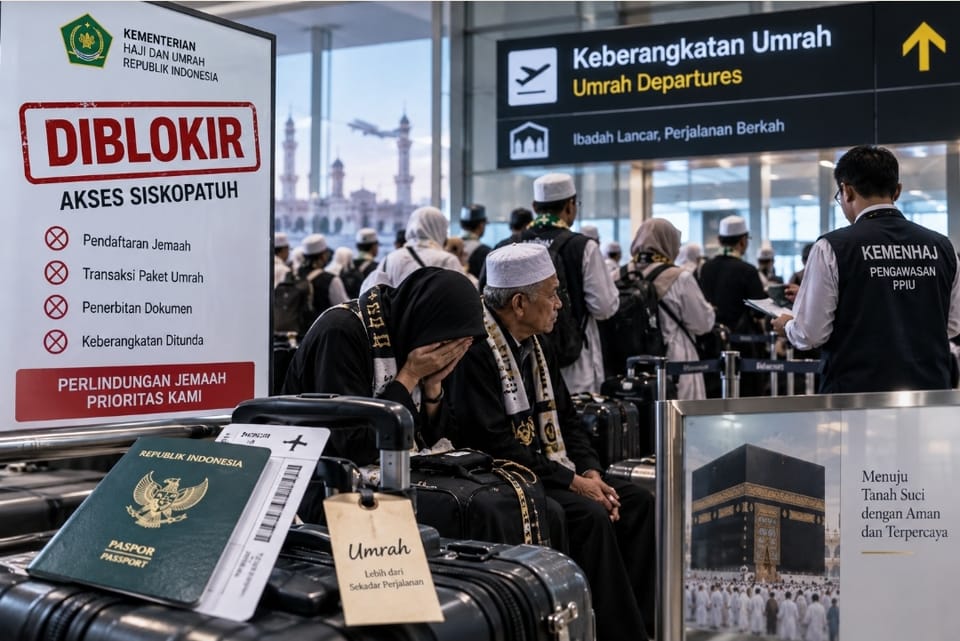 Kemenhaj Blokir Dua Travel Umrah, Ratusan Jemaah Terdampak