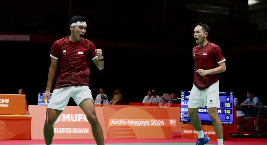 Tim Putra Bulu Tangkis Indonesia Siap Bertarunng Lawan China di Final Asian Games 2026