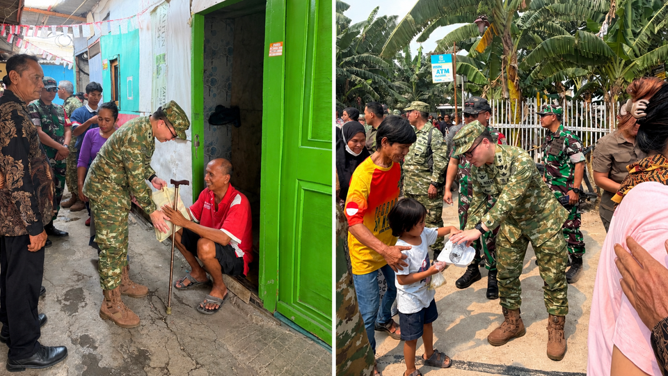 Semarak HUT ke-81 TNI, Dewan Pertahanan Nasional Bagikan Makanan Gratis kepada 300 Warga Ancol