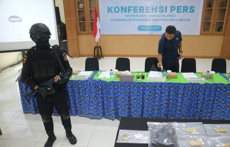 Bea Cukai Gagalkan Penyelundupan Emas Senilai Rp13,1 Miliar