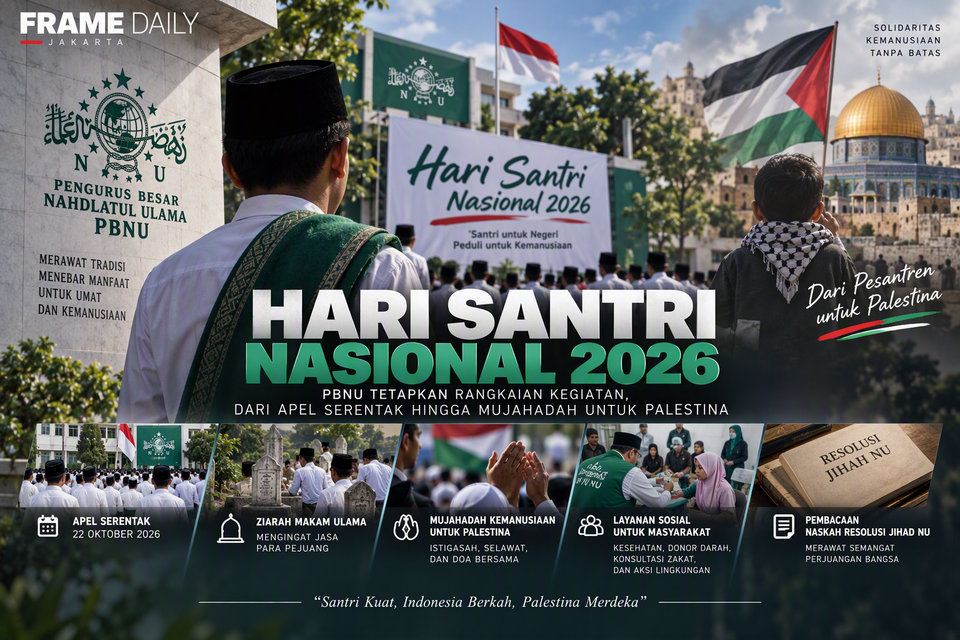 PBNU Ungkap Agenda Khusus Hari Santri 2026: Ziarah hingga Doa untuk Palestina